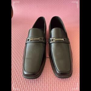 Tim Evans Black Leather Loafers – Men’s Dress Shoes, Size 13